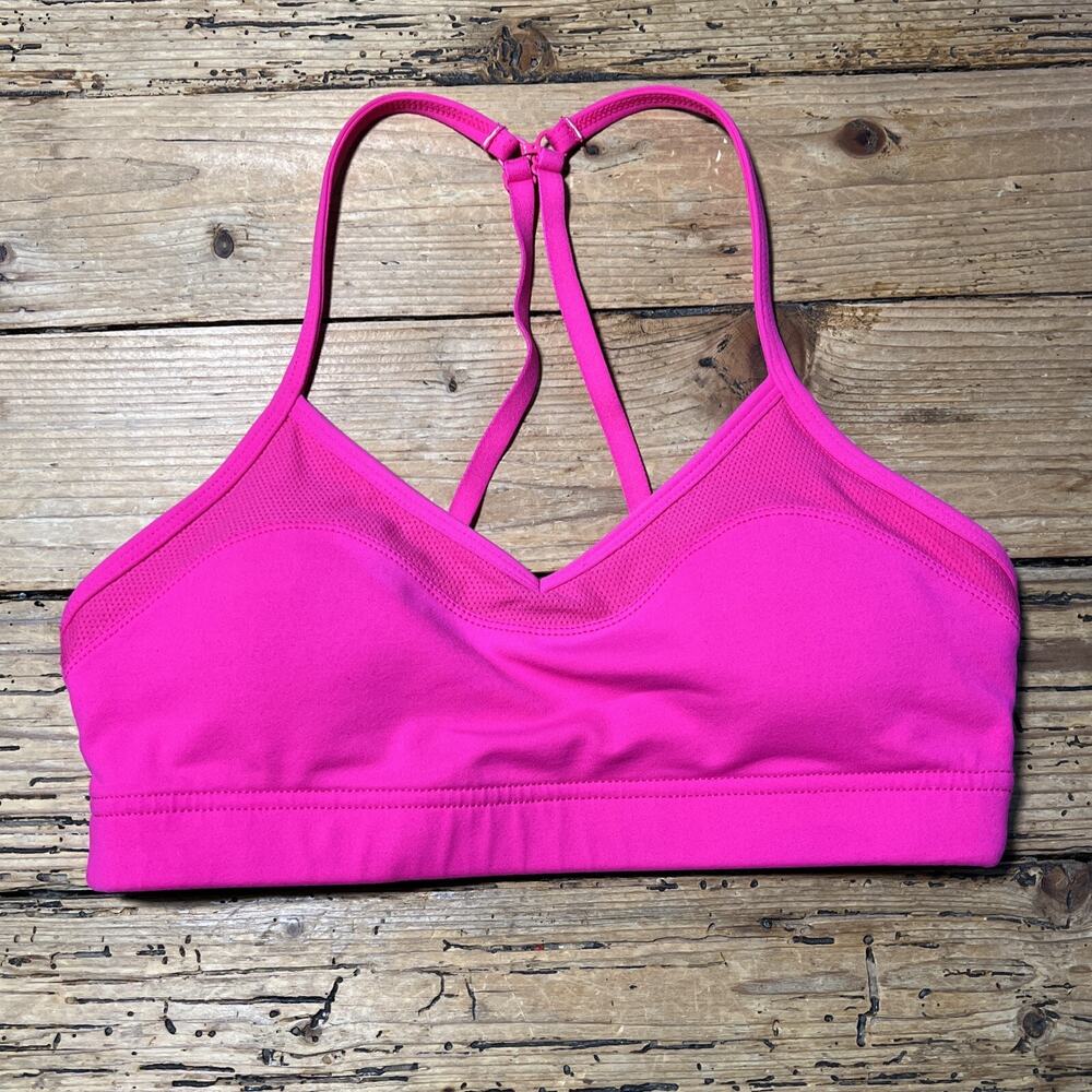Lorna Jane Women's Neon Pink Sports Bra *Padded*